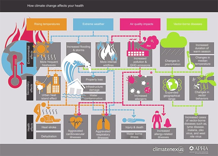 Risks and adaptation of extreme heat.