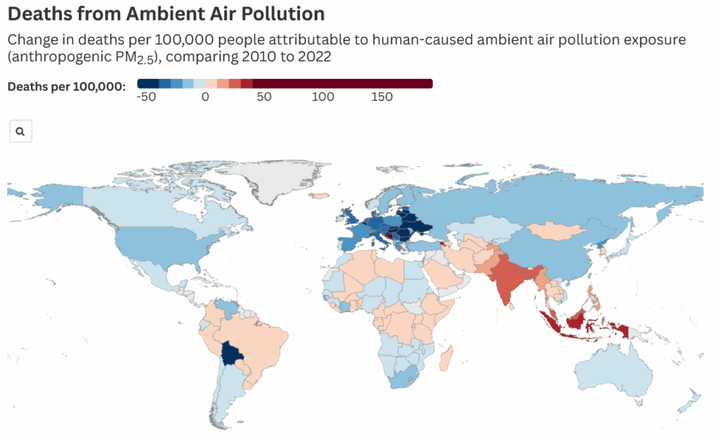 deaths from ambient air pollution
